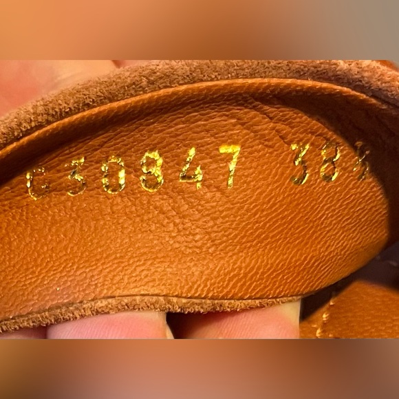 CHANEL SUEDE PLATFORM WEDGE (WORN ONCE!) - Picture 7 of 7